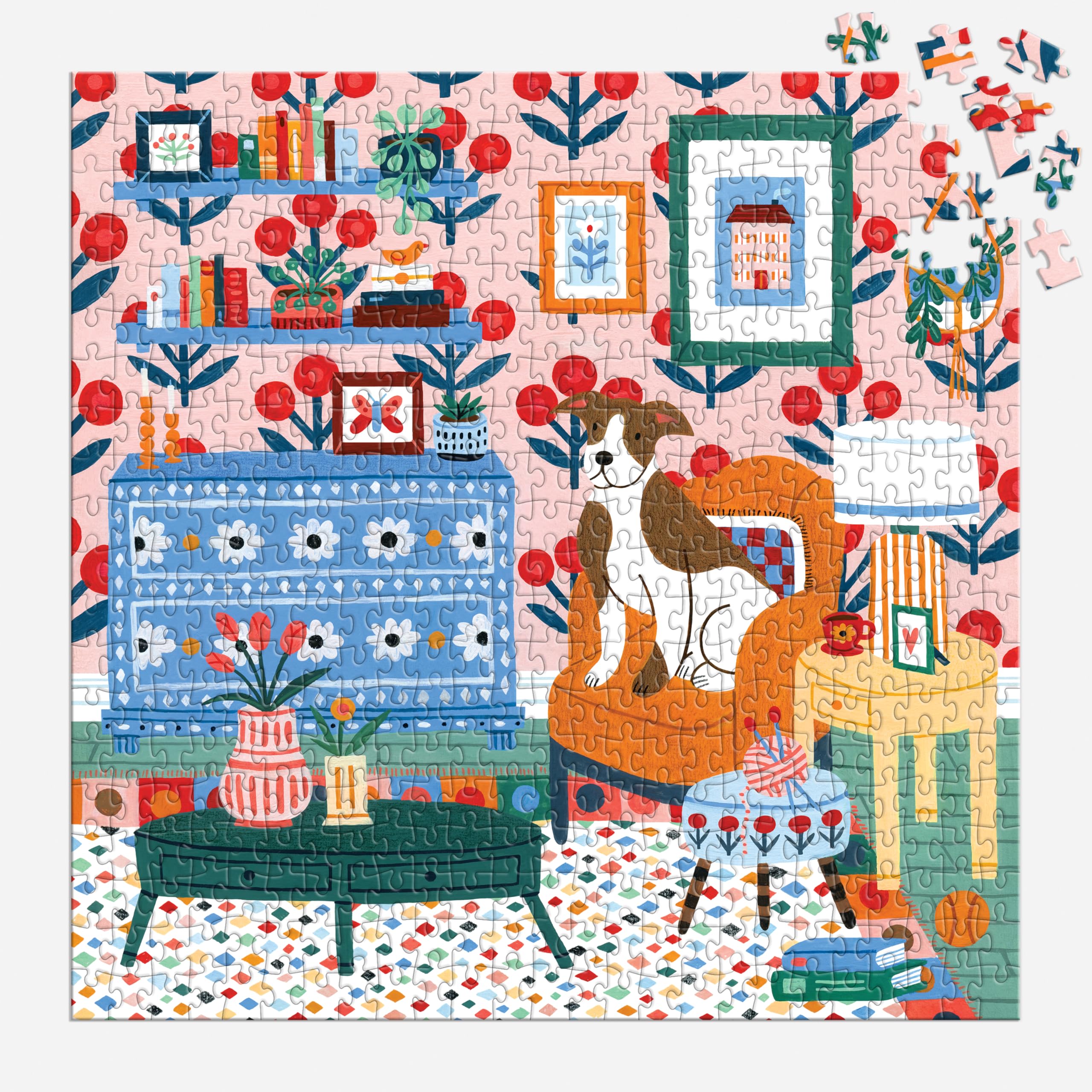 Amazon.com: Galison Pattern & Petal – 500 Piece Jigsaw Puzzle